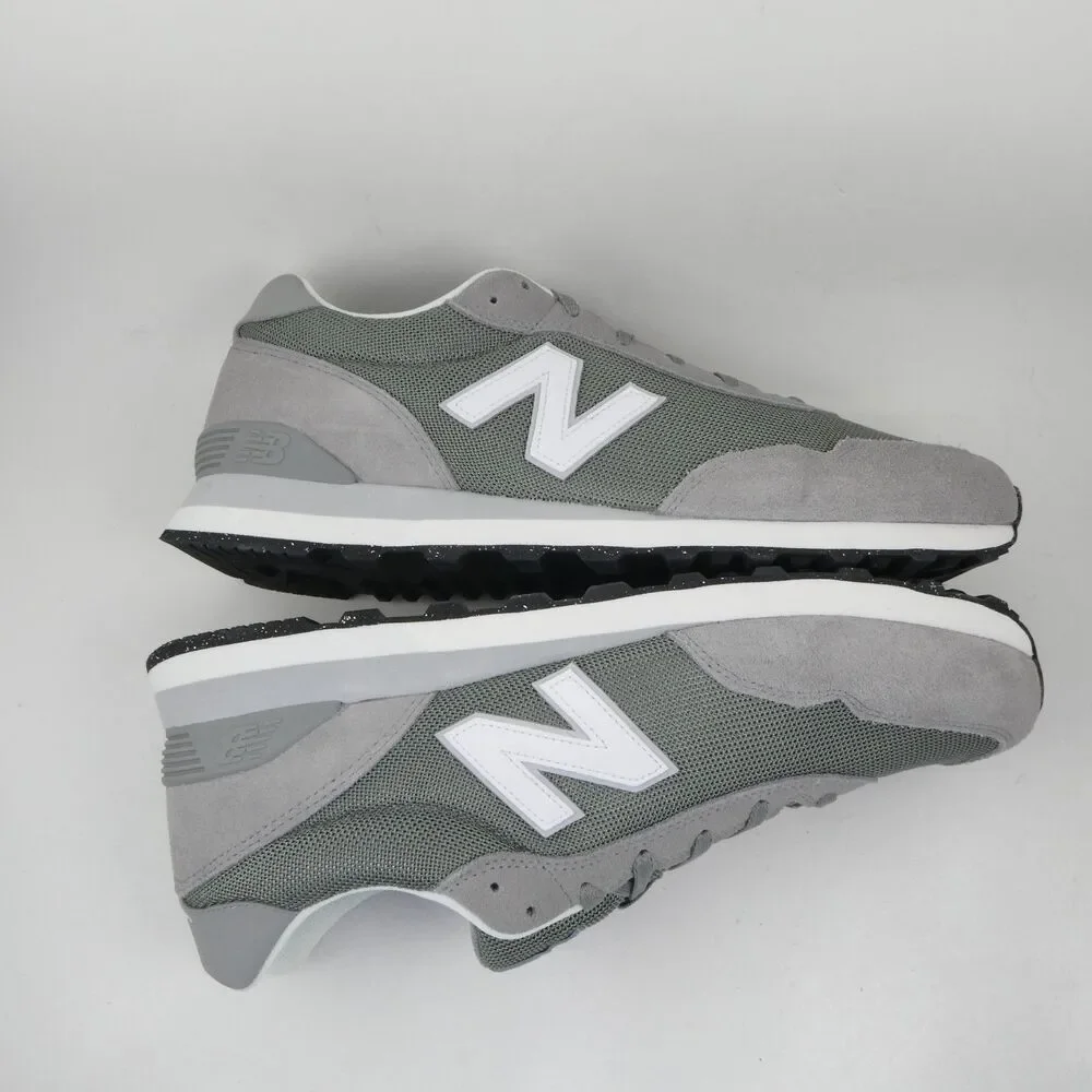New Balance Men's US 15 Gray White 515 V3 Classic Running Sneakers NWOB